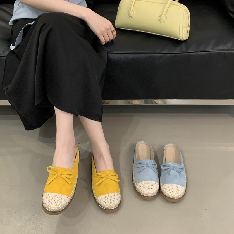 1743316274600_368531.jpg Baotou Half Slippers Women Summer 2025 New Style Lazy Mules One Step Fisherman Shoes