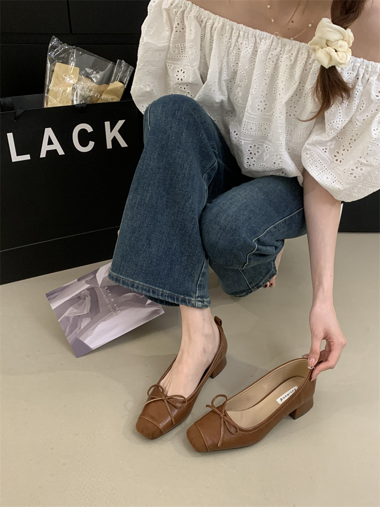 1751703495781_3gvcye.jpg French Style Square Toe Chunky Heel Black Shoes Soft Sole Shallow Mouth Mary Jane Shoes for Women