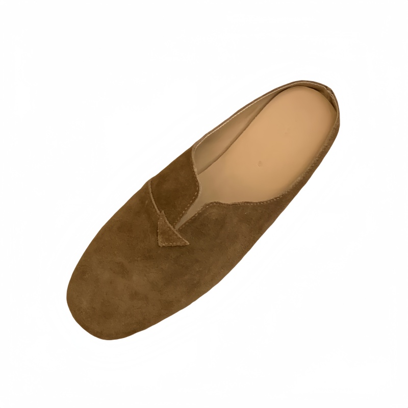 1753518755241_SPJSxz.jpg Fengda Women's Suede Slippers 2025 New Arrival Flat Round Toe Casual Sandals