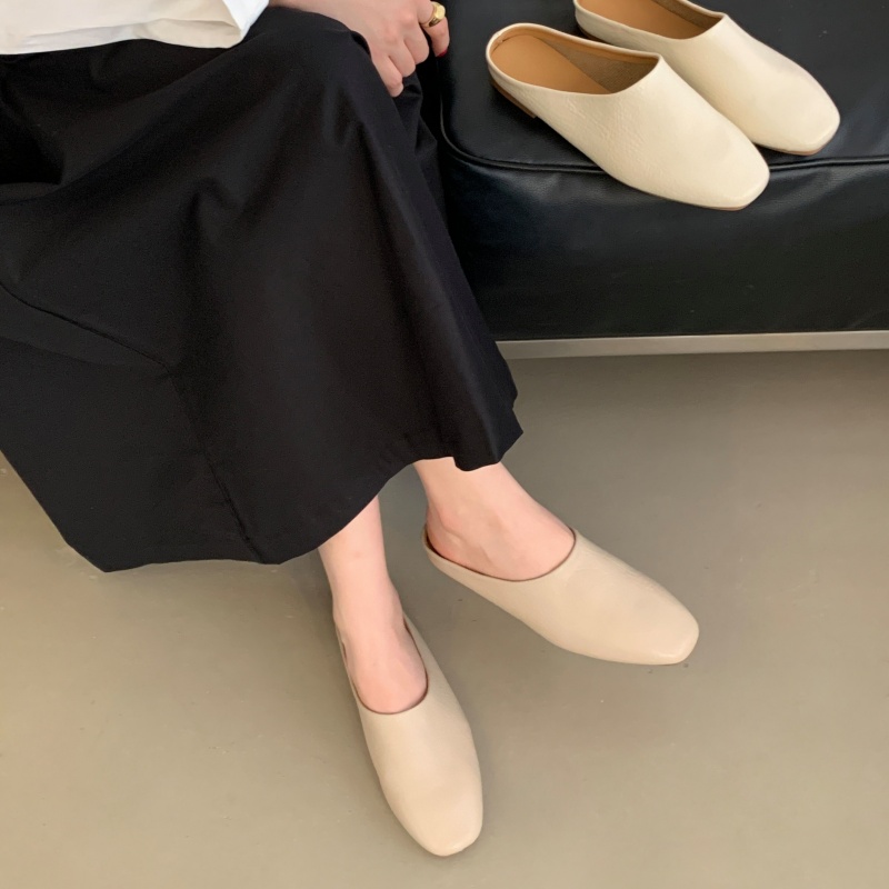 1770351315931_dtKDE1.jpg Baotou Mule Slippers Women Summer 2026 Spring Autumn New One-Step Soft Sole Comfort Casual Shoes