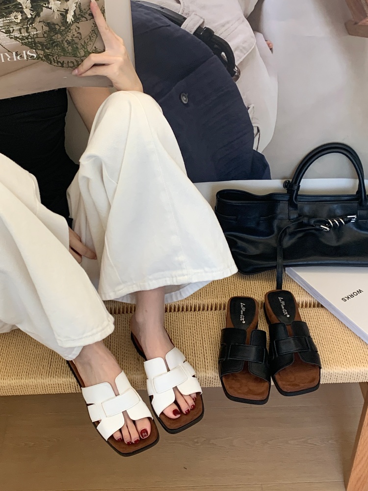 Women's Summer Slippers 2026 New Style Fashion Beach Sandals Thick Sole
